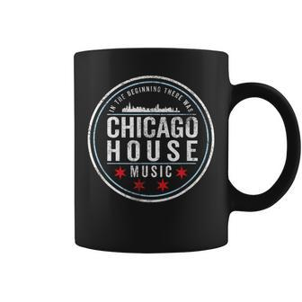 Chicago House Music Edm Dj Vintage Coffee Mug - Monsterry DE