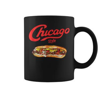 Chicago Italian Beef Sandwich Food Love Coffee Mug - Monsterry