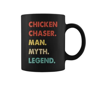 Chicken Chaser Man Myth Legend Coffee Mug - Monsterry UK