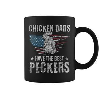 Chicken Dads Have The Best Peckers Ever Adult Humor Coffee Mug | Mazezy AU