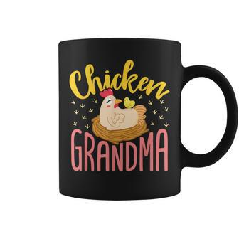 Chicken Grandma Farmer Lady Chickens Farm Animal Hen Coffee Mug - Monsterry UK