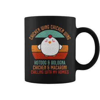 Chicken Wing Chicken Wing Song Lyric Hot Dog Bologna T Coffee Mug | Mazezy DE