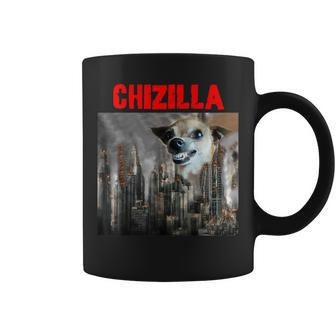 Chihuahua Dog Lovers Watch Out For The Monster Chizilla Coffee Mug - Monsterry