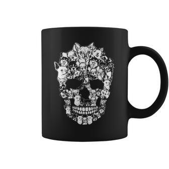 Chihuahua Dog Graphic Skull Costumes Coffee Mug | Mazezy