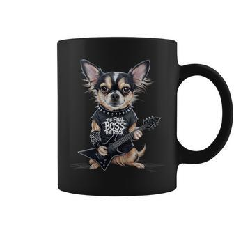 Chihuahua Final Boss T The Rock Vintage Music Dog Coffee Mug - Monsterry DE