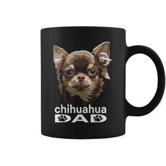 Chihuahua Langhaariger Papa Lustigerater Hund Chiwawa Papa Tassen - Geschenkecke