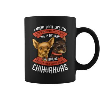 Chihuahua Thinking About Dog Breed Animal Lover Coffee Mug - Thegiftio UK