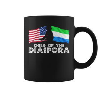 Child Of The Diaspora America Sierra Leone Ados Coffee Mug - Monsterry DE