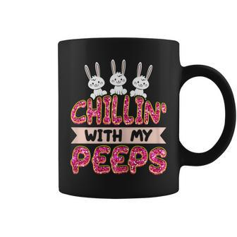 Chillin With My Peeps Easter Bunny Coffee Mug | Crazezy