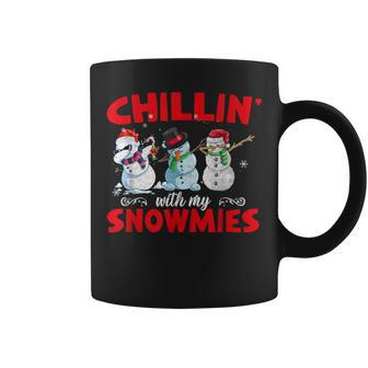 Chillin With My Snowmies Ugly Snowman Christmas Coffee Mug - Monsterry UK