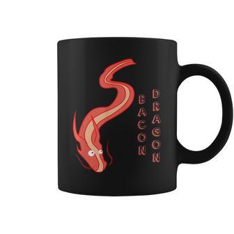 Chinese Bacon Dragon Strip Of Bacon Brunch Breakfast Coffee Mug - Monsterry UK