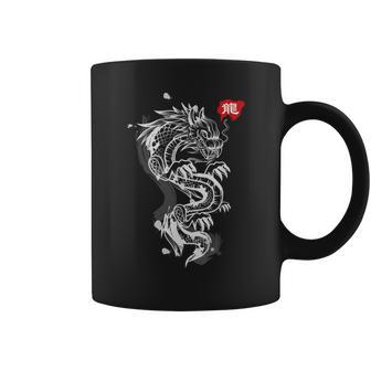 Chinese Dragon Lunar New Year Of The Dragon Zodiac Painting Coffee Mug - Monsterry CA