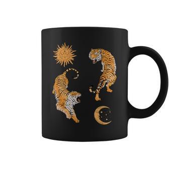 Chinese New Year Zodiac Ying Yang Vintage Year Of The Tiger Coffee Mug - Monsterry AU