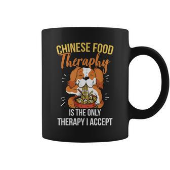 Chinese Noodles Lover Cute Puppy Fun Food Therapy Foodie Dog Coffee Mug - Thegiftio UK