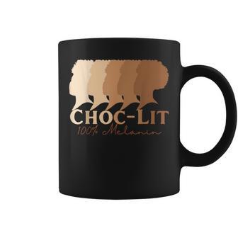 Choc-Lit 100 Melanin Black Pride History Bhm Ethnic Coffee Mug - Monsterry UK