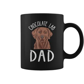Chocolate Labrador Dad Chocolate Lab Dad Coffee Mug - Monsterry DE