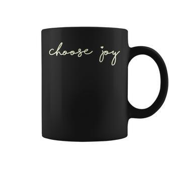 Choose Joy Uplifting Motivational Choosing Joy Coffee Mug - Monsterry UK