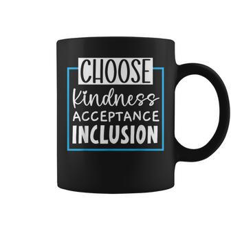 Choose Kindness Acceptance Inclusion Orange Day Coffee Mug - Monsterry