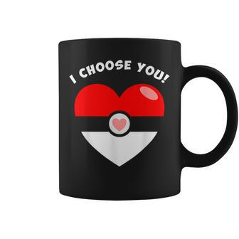I Choose You Valentine's Video Game Parody Coffee Mug - Monsterry DE