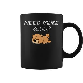 Chow Chow Dog Puppy Need More Sleep Pajama For Bedtime Coffee Mug - Monsterry UK