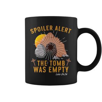 Christian Spoiler Alert Tomb Was Empty Easter Coffee Mug - Monsterry UK