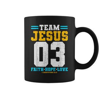 Christian Team Jesus 03 Faith Hope Love Coffee Mug - Monsterry