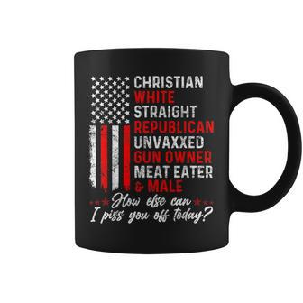 Christian White Straight Republican Unvaxxed Gun Owner Coffee Mug - Thegiftio UK