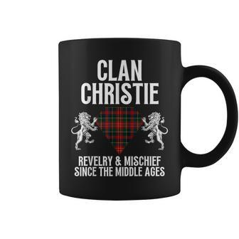 Christie Clan Scottish Name Coat Of Arms Tartan Family Party Coffee Mug - Seseable