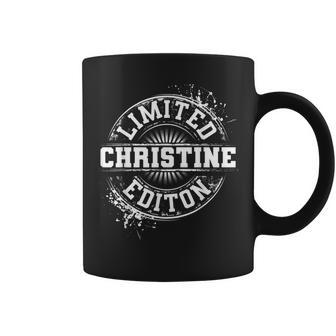 Christine Limited Edition Personalized Name Idea Coffee Mug - Monsterry CA
