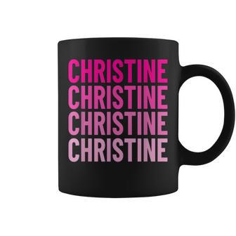 Christine Name Personalized Name Birthday Coffee Mug - Monsterry CA