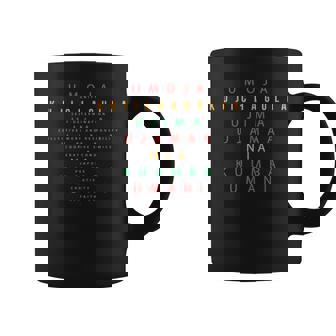 Christmas African American Happy Kwanzaa Seven Principles Coffee Mug - Thegiftio