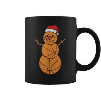 Christmas Basketball Snowman Ball Player Boy Girl Coffee Mug - Monsterry UK