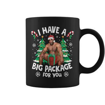 Christmas I Have A Big Package For You Naughty Big Black Guy Coffee Mug - Seseable