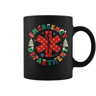 Christmas Emergency Department Er Nurse Emergency Room Tech Coffee Mug | Seseable CA