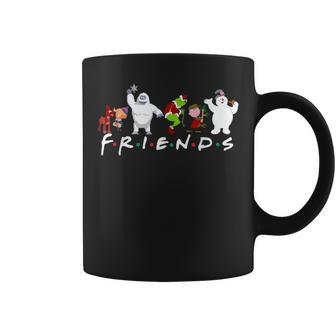 Christmas Friends Santa Rudolph Snowman Family Xmas Coffee Mug | Mazezy
