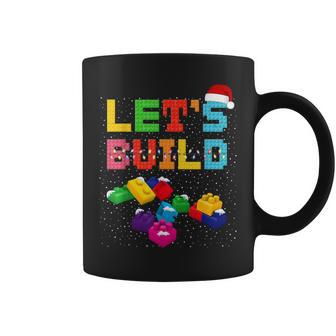 Christmas Let's Build Master Builder Block Brick Building Coffee Mug - Seseable