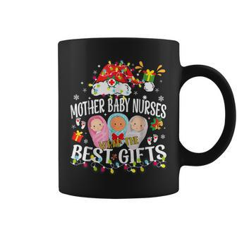 Christmas Mother Baby Nurse Rn Wrap The Best Xmas Coffee Mug - Monsterry