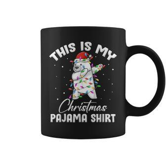 This Is My Christmas Pajama Polar Bear Men Coffee Mug - Thegiftio UK