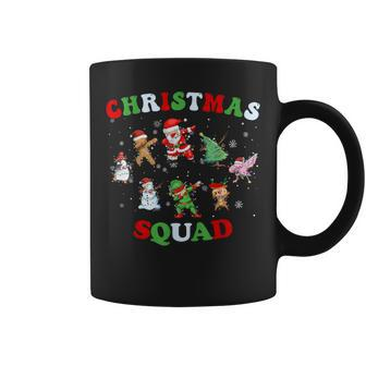 Christmas Squad Dabbing Santa Claus Elf Family Matching Pjs Coffee Mug | Mazezy UK