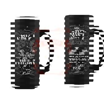 Christy Blood Runs Through My Veins Vintage Family Name Coffee Mug - Seseable