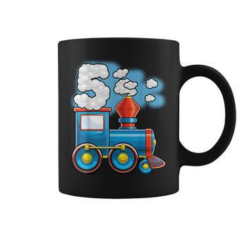 Chugga Chugga Train 5Th Birthday Party Supply Birthday Boy Coffee Mug - Monsterry AU