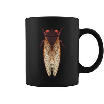 Cicada 2024 Invasion Emergence Swarm Brood Xiii Xix Coffee Mug - Monsterry UK