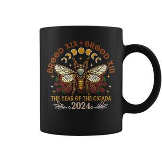 Cicada Lover Brood Xix Brood Xiii Year Of The Cicada 2024 Coffee Mug | Mazezy