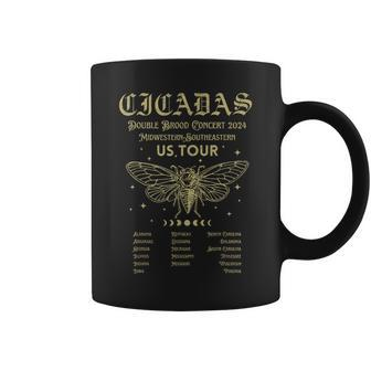 Cicada Lover Cicada Reunion Us Tour 2024 Coffee Mug | Mazezy
