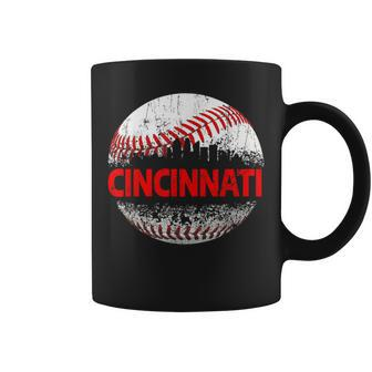 Cincinnati Souvenir Baseball City Downtown I Love Cincinnati Coffee Mug - Monsterry DE