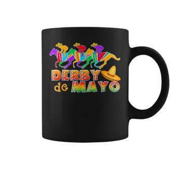 Cinco De Derby Cute Horse Racing Cinco De Mayo Equestrian Coffee Mug | Mazezy