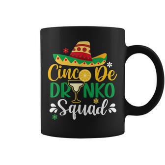 Cinco De Drinko Squad Funy 5 Cinco De Mayo Mexican Party Coffee Mug | Mazezy