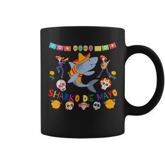 Cinco De Mayo Dancing Shark Coffee Mug - Monsterry CA