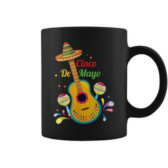 Cinco De Mayo Drinko De Mayo Music Guitar Lover Coffee Mug - Monsterry UK
