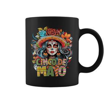 Cinco De Mayo Girl Mexican Fiesta 5 De Mayo Coffee Mug - Seseable